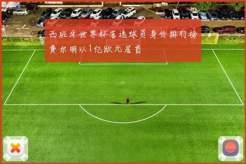 西班牙世界杯落选球员身价排行榜费尔明以1亿欧元居首